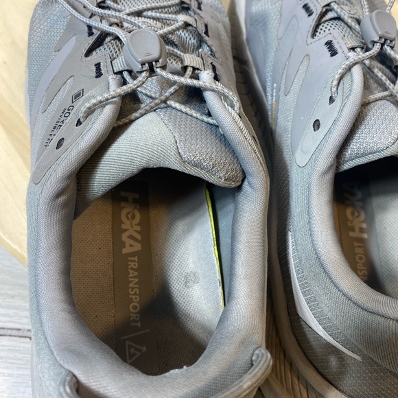Hoka Transport GTX Men’s Size US 11.5 D Waterproof Gore- Tex Gray Sneakers - Picture 7 of 10